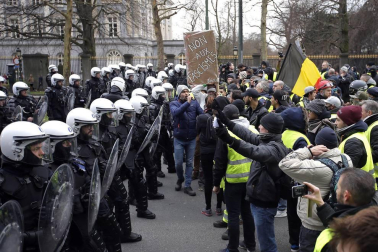 Este sábado, 8 de diciembre de 2018, los chalecos amarillos volvieron a manifestarse en París contra las políticas del presidente, Emmanuel Macron.