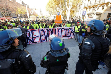 Este sábado, 8 de diciembre de 2018, los chalecos amarillos volvieron a manifestarse en París contra las políticas del presidente, Emmanuel Macron.
