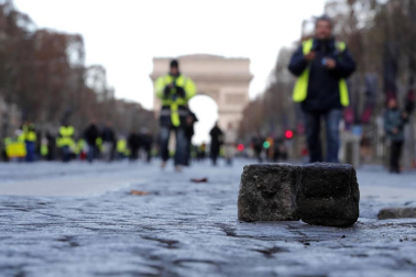Este sábado, 8 de diciembre de 2018, los chalecos amarillos volvieron a manifestarse en París contra las políticas del presidente, Emmanuel Macron.