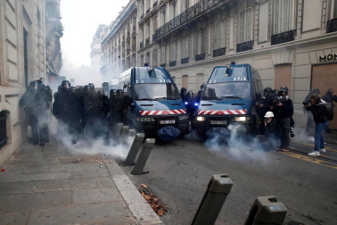 Este sábado, 8 de diciembre de 2018, los chalecos amarillos volvieron a manifestarse en París contra las políticas del presidente, Emmanuel Macron.