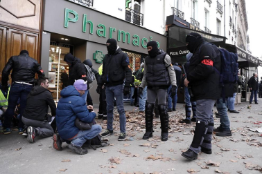 Este sábado, 8 de diciembre de 2018, los chalecos amarillos volvieron a manifestarse en París contra las políticas del presidente, Emmanuel Macron.