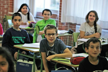 Alumnado del CP Azpilagaña
