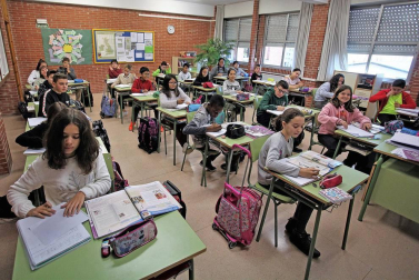 Alumnado del CP Azpilagaña