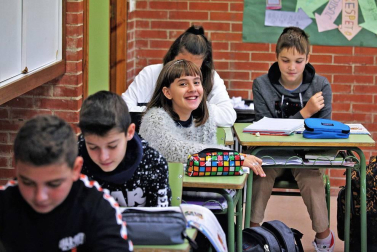 Alumnado del CP Azpilagaña
