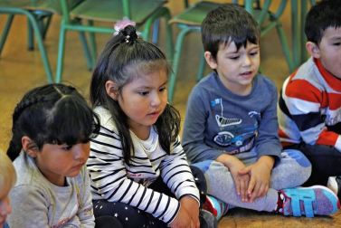 Alumnado del CP Azpilagaña
