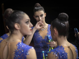 Los clubes se han exhibido en el primer pase en el Navarra Arena.