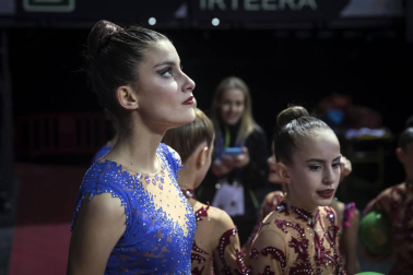 Los clubes se han exhibido en el primer pase en el Navarra Arena.
