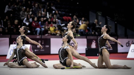 Los clubes se han exhibido en el segundo pase en el Navarra Arena que se celebró el sábado, 15 de diciembre.