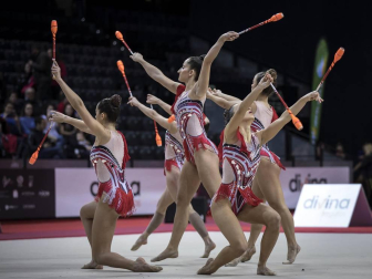 Los clubes se han exhibido en el segundo pase en el Navarra Arena que se celebró el sábado, 15 de diciembre.