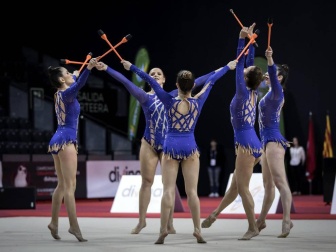 Los clubes se han exhibido en el segundo pase en el Navarra Arena que se celebró el sábado, 15 de diciembre.