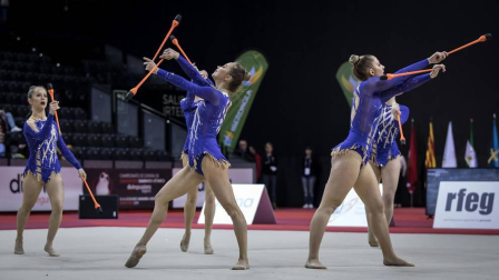 Los clubes se han exhibido en el segundo pase en el Navarra Arena que se celebró el sábado, 15 de diciembre.