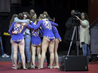 Los clubes se han exhibido en el segundo pase en el Navarra Arena que se celebró el sábado, 15 de diciembre.