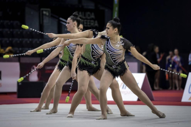 Los clubes se han exhibido en el segundo pase en el Navarra Arena que se celebró el sábado, 15 de diciembre.