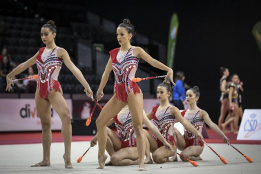 Los clubes se han exhibido en el segundo pase en el Navarra Arena que se celebró el sábado, 15 de diciembre.
