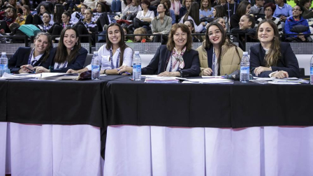 Los clubes se han exhibido en el segundo pase en el Navarra Arena que se celebró el sábado, 15 de diciembre.
