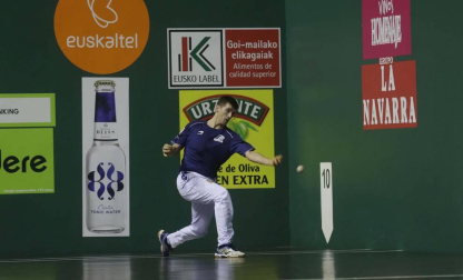 Imágenes del partido entre Ezkurdia-Galarza y Olaizola-Albisu