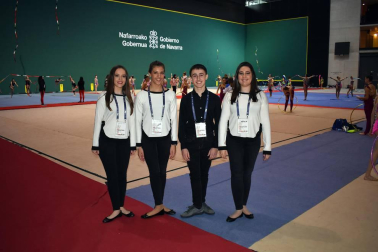 La gimnasia rítmica estatal puso el punto final a la temporada con la disputa del Campeonato de España de Conjuntos de Gimnasia Rítmica Divina Pastora Seguros que tuvo lugar en el Polideportivo Navarra Arena de Pamplona entre el viernes 14 y el domingo 16 de diciembre. En estos días la capital navarra acogió a un total de 1.096 gimnastas procedentes de 104 clubes y 15 comunidades autónomas.