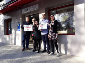 Un décimo del 29.031, quinto premio del Sorteo de Navidad, vendido en Tudela