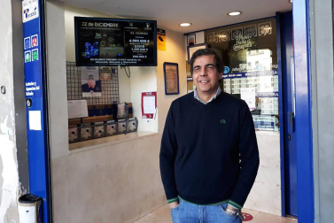 Un décimo de un quinto premio del Sorteo de Navidad, el 2.308, vendido en Tudela
