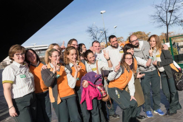 Fotos de Pamplona, Tudela y Fitero, donde ha dejado premios el sorteo de la Lotería de Navidad 2018 en Navarra.