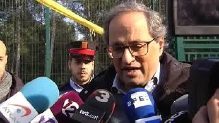 Torra visita a Carme Forcadell en el Centro Penitenciario Mas d'Enric