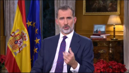 Felipe VI: "La convivencia exige respeto a nuestra Constitución"