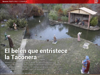 Además, la "tristeza" del belén de la Taconera.