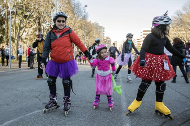 Carrera de patinaje para despedir 2018