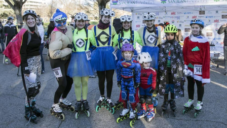 Carrera de patinaje para despedir 2018