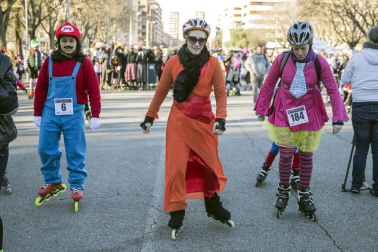 Carrera de patinaje para despedir 2018