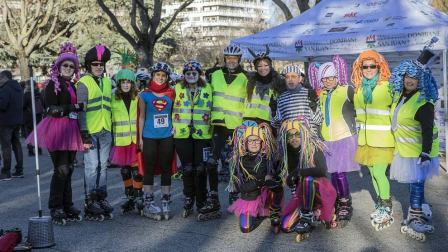 Carrera de patinaje para despedir 2018