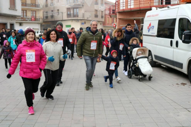 Varias localidades de la Ribera como Cortes, Buñuel, Fustiñana, Cascante o Arguedas despidieron el año corriendo una San Silvestre