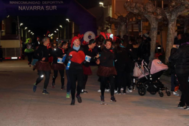 Varias localidades de la Ribera como Cortes, Buñuel, Fustiñana, Cascante o Arguedas despidieron el año corriendo una San Silvestre