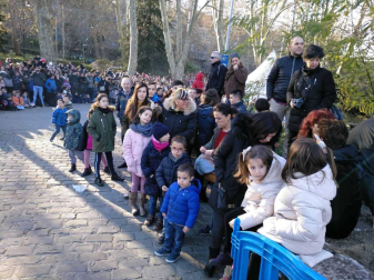 Fotos de la llegada de los Reyes Magos a Pamplona y de la cabalgata