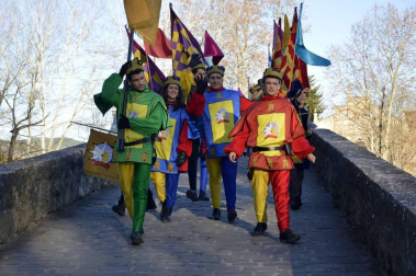 Fotos de la llegada de los Reyes Magos a Pamplona y de la cabalgata