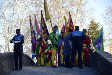 Fotos de la llegada de los Reyes Magos a Pamplona y de la cabalgata
