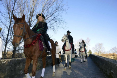 Fotos de la llegada de los Reyes Magos a Pamplona y de la cabalgata