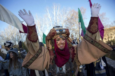 Fotos de la llegada de los Reyes Magos a Pamplona y de la cabalgata