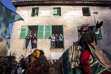 Fotos de la llegada de los Reyes Magos a Pamplona y de la cabalgata