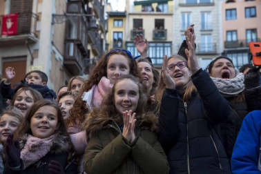 Fotos de la llegada de los Reyes Magos a Pamplona y de la cabalgata