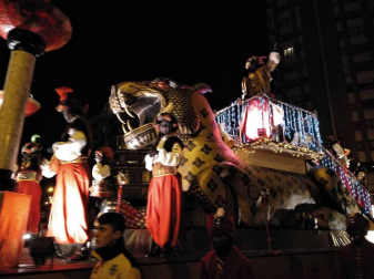 Fotos de la llegada de los Reyes Magos a Pamplona y de la cabalgata