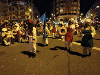 Fotos de la llegada de los Reyes Magos a Pamplona y de la cabalgata