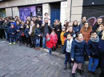 Fotos de la llegada de los Reyes Magos a Pamplona y de la cabalgata