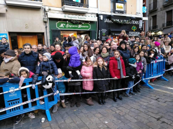 Fotos de la llegada de los Reyes Magos a Pamplona y de la cabalgata