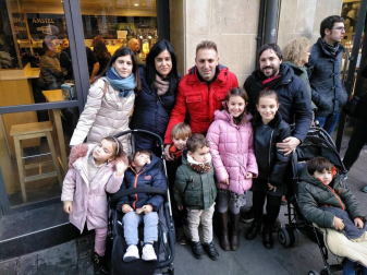 Fotos de la llegada de los Reyes Magos a Pamplona y de la cabalgata