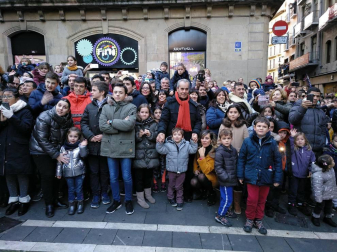 Fotos de la llegada de los Reyes Magos a Pamplona y de la cabalgata