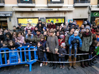 Fotos de la llegada de los Reyes Magos a Pamplona y de la cabalgata