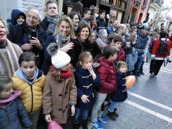 Fotos de la llegada de los Reyes Magos a Pamplona y de la cabalgata