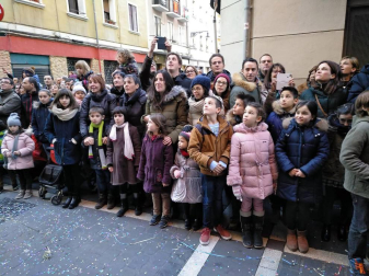 Fotos de la llegada de los Reyes Magos a Pamplona y de la cabalgata