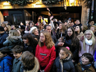 Fotos de la llegada de los Reyes Magos a Pamplona y de la cabalgata